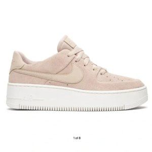 Women's Size 10 Nike Air Force 1 Sage Low Pink Suede